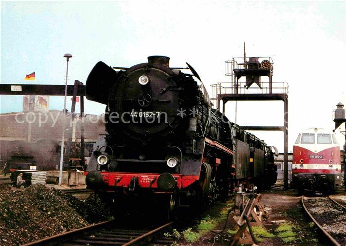 Lokomotive Dampflokomotive 44 0152-7 Rostock