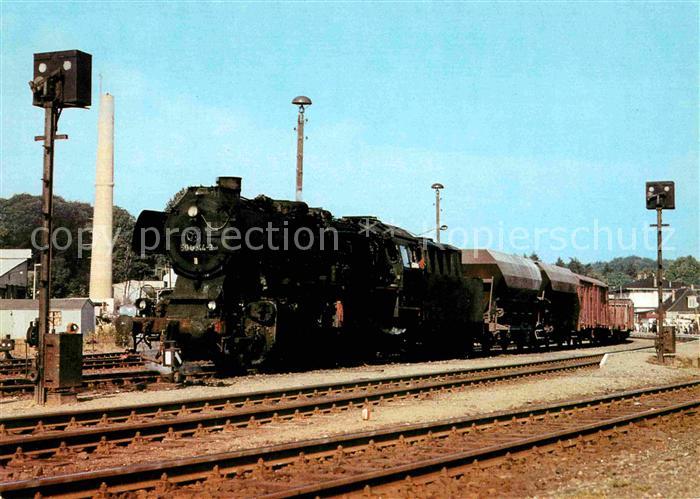 Lokomotive Dampflokomotive 50 0044-3 Bahnhof Bad Doberan