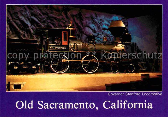 Lokomotive Governor Stanford Locomotive Old Sacramento California