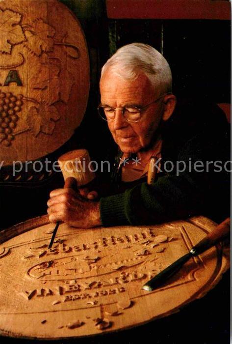 Handwerk Holzschnitzer Wood-Carver Earle Brown S