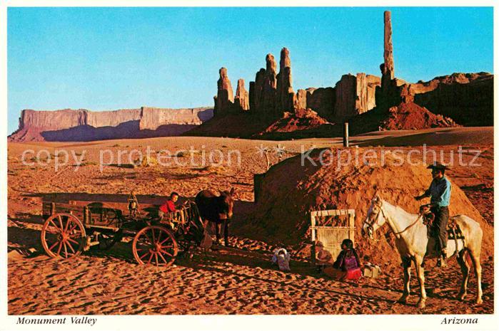 Indianer Native American Navajo Family Monument Valley Yei Bicha