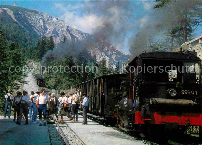 Zahnradbahn Puchberg Hochschneeberg Haltestelle Baumgartner