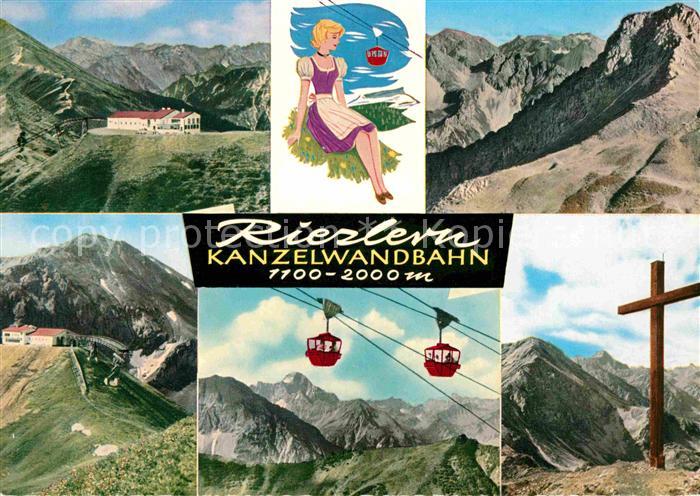 Seilbahn Kanzelwand Gipfelkreuz Riezlern Kleinwalsertal Widderstein