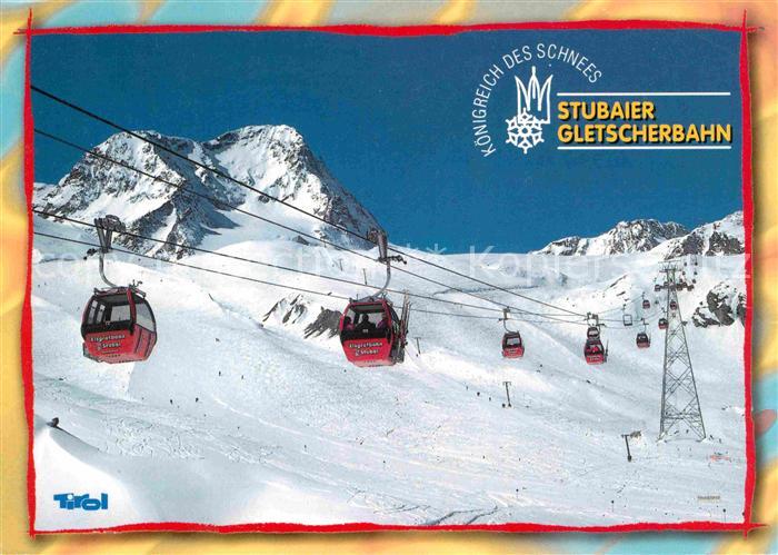 Seilbahn Stubaier Gletscherbahn Stubaital Eisgra