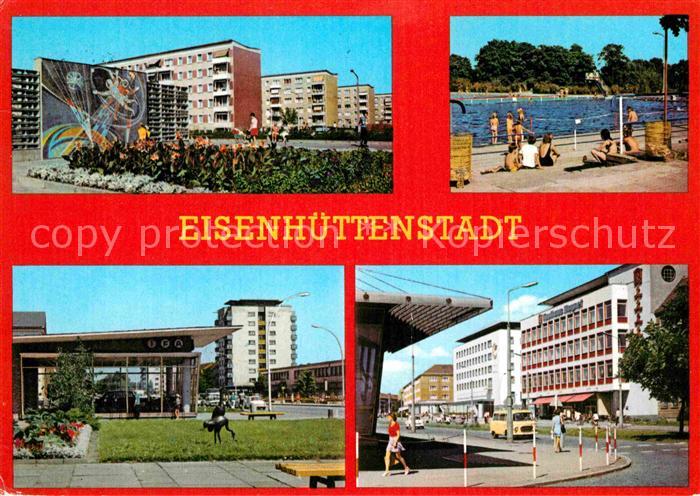 Eisenhuettenstadt Schwimmbad Leninallee Froeberling-Wohnkomplex