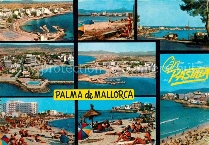 Palma de Mallorca Can Pastilla Fliegeraufnahme Strand