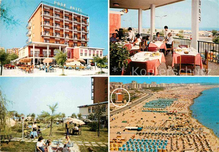 Sottomarina Parkhotel Fliegeraufnahme Strand