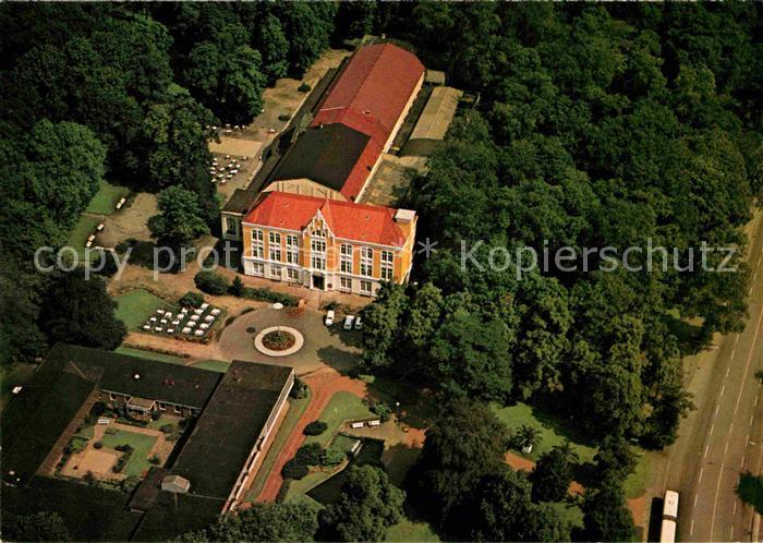 Hamm Bad Fliegeraufnahme Kurhaus und Klinik