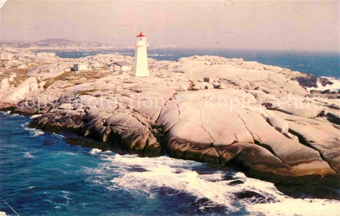 Peggys Cove Air view Lighthouse