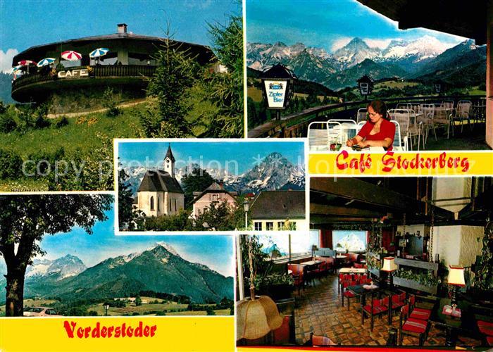 Vorderstoder Cafe Stockerberg Terrasse Gastraum Panorama