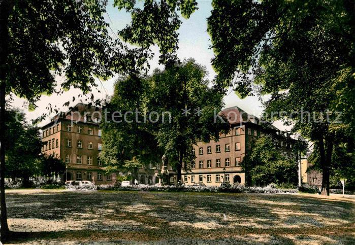 TRIER  CITY Balduinbrunnen mit Eisenbahndirektion