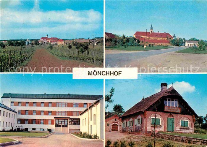 Moenchhof Burgenland Ortsansicht Kneippkurheim Weinmuseum