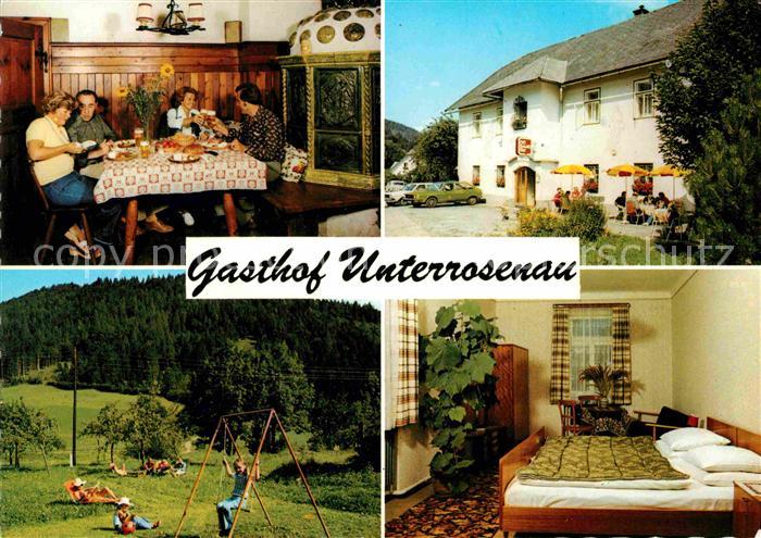 Goestling Ybbs Gasthof Unterrosenau Gaststube Zimmer Spielplatz