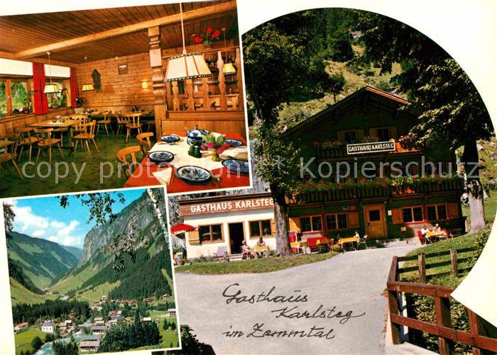 Ginzling Gasthaus Karlsteg Gaststube Panorama