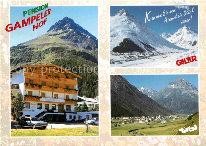 Galtuer Tirol Pension Gampeler Hof Panorama