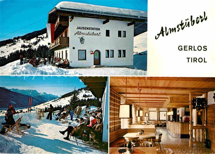 Gerlos Jausenstation Almstueberl Gastraum