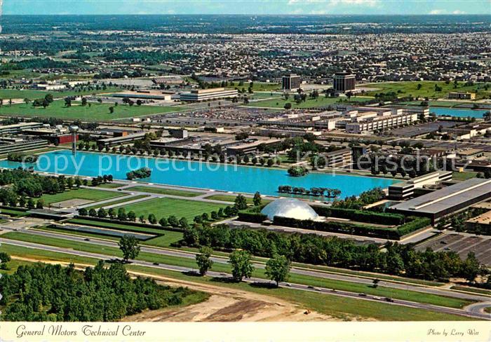 Warren Michigan General Motors Technical Center Air view