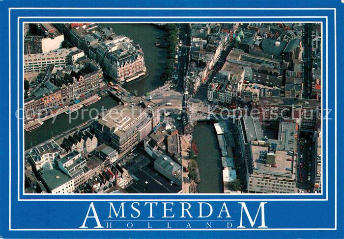 Amsterdam Niederlande Muntplein Fliegeraufnahme