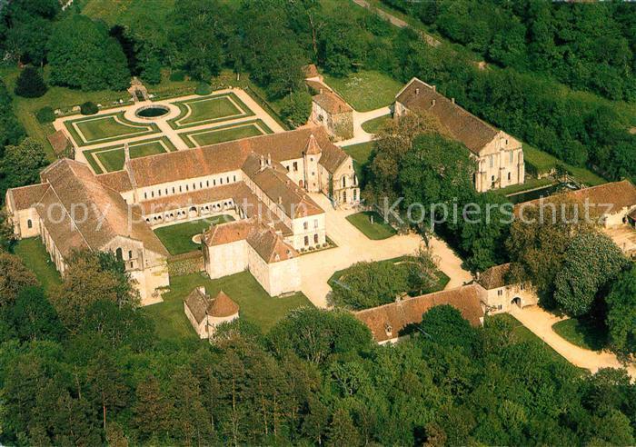 Montbard Abbaye de Fontenay Fliegeraufnahme