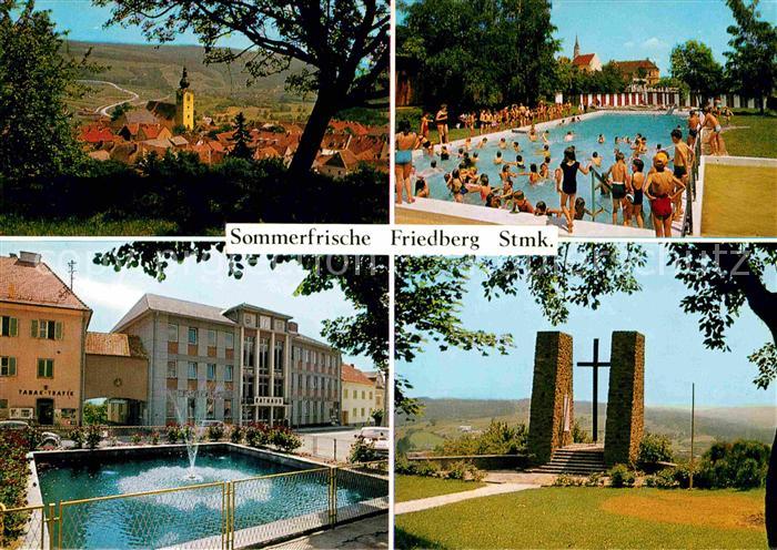 Friedberg Steiermark Panorama Schwimmbad Gedenkstaette