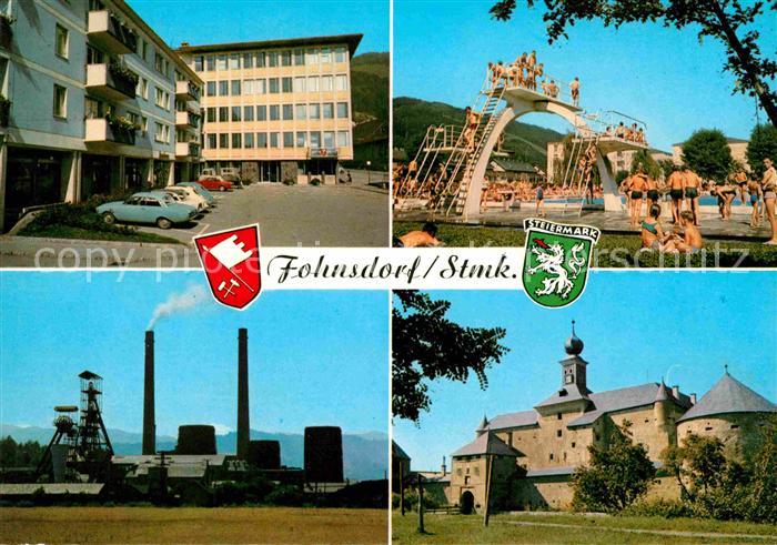 Fohnsdorf Kohlebergwerk Schwimmbad Schloss