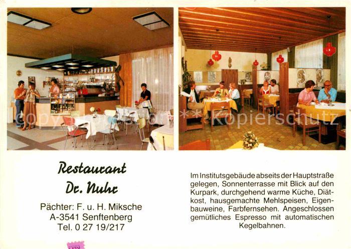 Senftenberg Niederoesterreich Restaurant Dr Nuhr Theke Gaststube