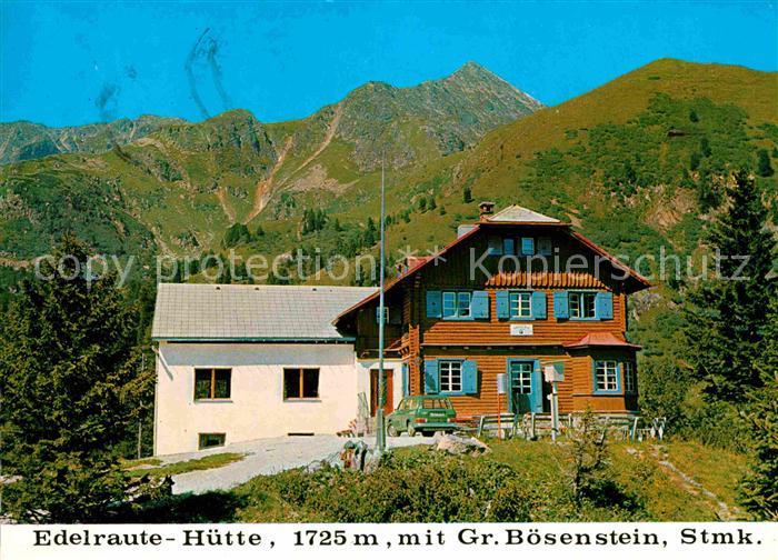Rottenmann Steiermark Edelraute Huette mit Gr Boesenstein