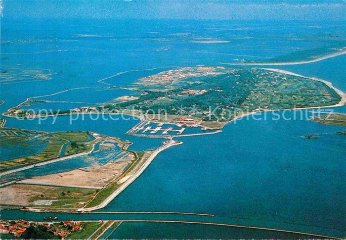 Rosolina Mare Isola di Albarella Fliegeraufnahme