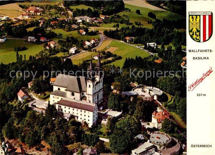 Poestlingberg Wallfahrtskirche Sieben Schmerzen Mariae Fliegeraufnahme