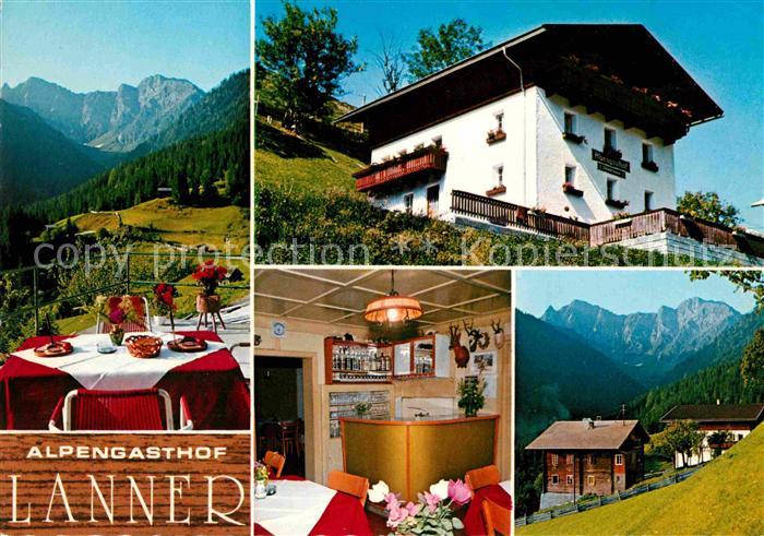 Liesing Kaernten Alpengasthof Lanner Gaestehaus Terrasse Gaststube