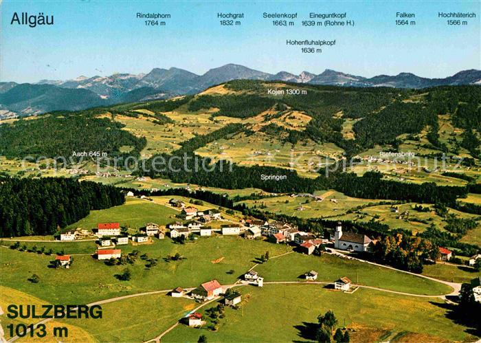 Sulzberg Allgaeu Fliegeraufnahme