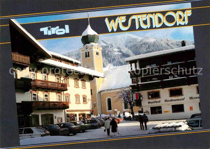 Westendorf Tirol Dorfmotiv Kirche