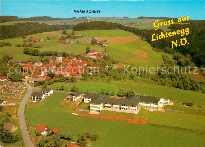 Lichtenegg Niederoesterreich Gotische Wehrkirche Fliegeraufnahme