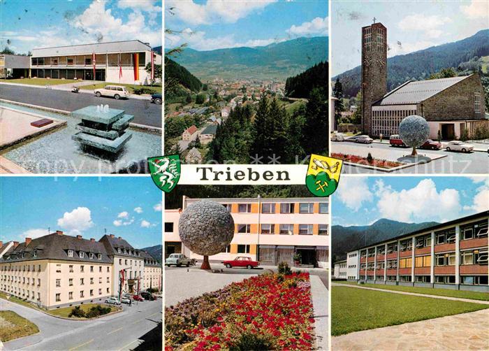 Trieben Teilansichten Panorama Kirche