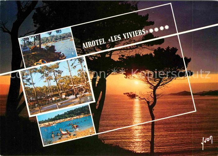 Claouey Airhotel Les Viviers Camping Plage privee du Village de Vacances