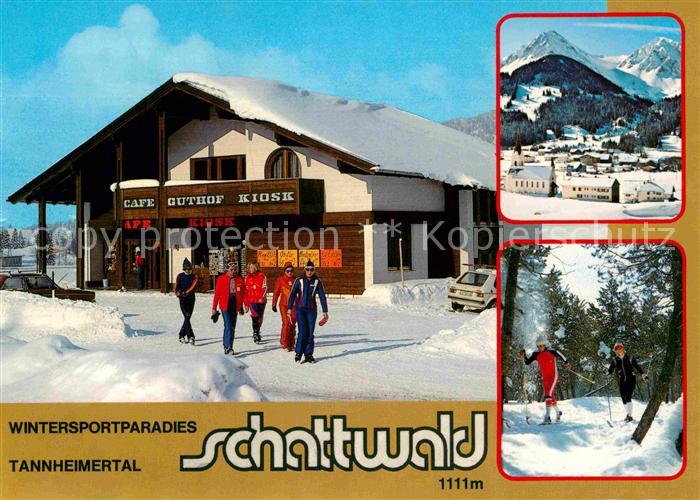 Schattwald Cafe Guthof Kiosk Panorama Skiwandern
