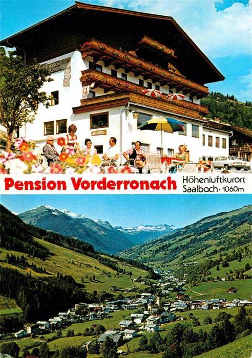 Saalbach-Hinterglemm Pension Vorderronach Hoehenluftkurort Alpenpanorama