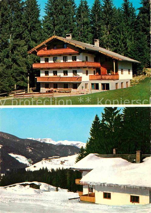 Oberau Wildschoenau Tirol Erholungsheim Waldhof Winterpanorama Alpen