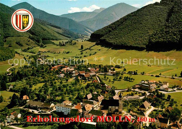 Molln Erholungsort Alpenpanorama Fliegeraufnahme