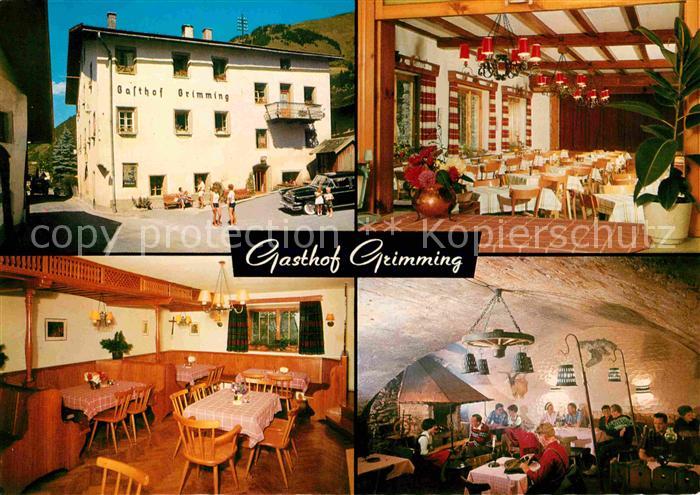Rauris Gasthof Restaurant Grimming Restaurant Kaminzimmer