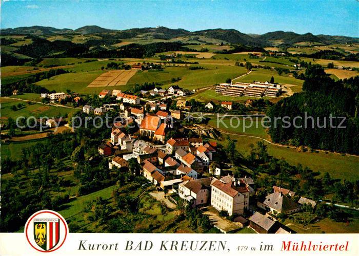 Bad Kreuzen Kurort Sommerfrische Pfarrkirche spaetgotische Hallenkirche Fliegera