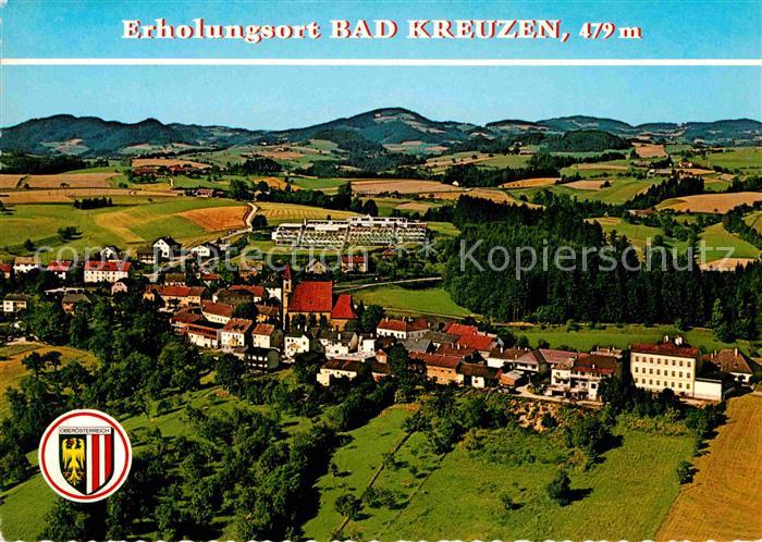 Bad Kreuzen Erholungsort mit Kneippkurhaus Fliegeraufnahme