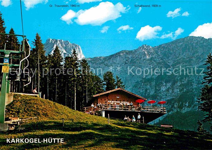Abtenau Karkogel Huette Sessellift Tennengebirge