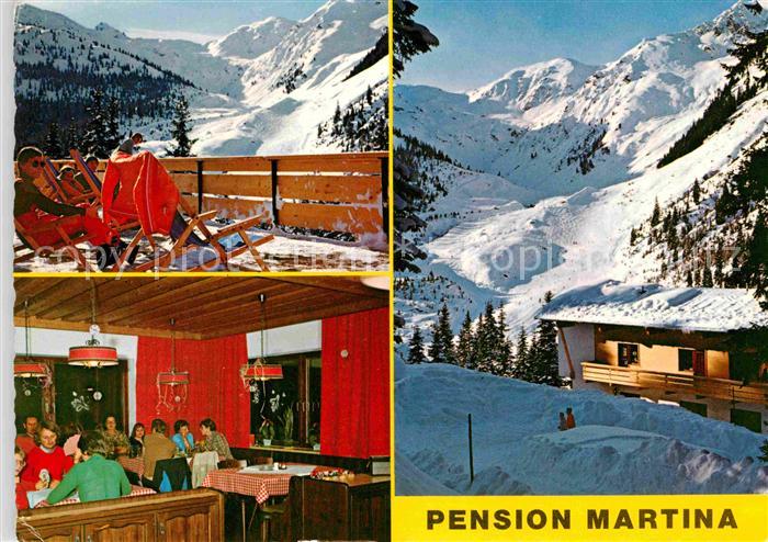 Fuegen Pension Martina Winterpanorama Alpen