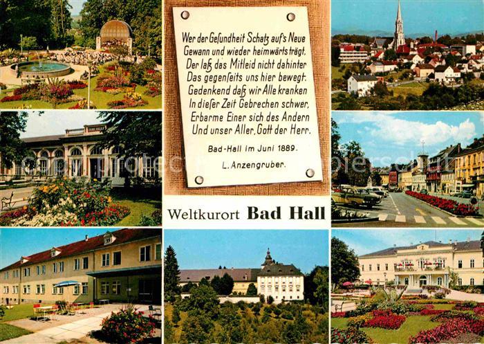 Bad Hall Oberoesterreich Weltkurort Musikpavillon Kurpark Trinkhalle Landeskurhe