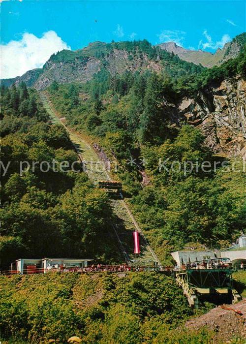 Kaprun Laerchwand Schraegaufzug der Tauernkraftwerke