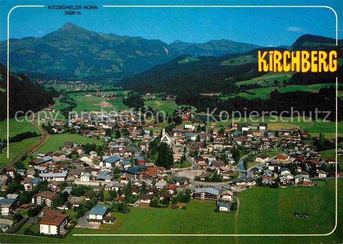 Kirchberg Tirol Panorama Blick zum Kitzbueheler Horn Kitzbueheler Alpen Fliegera