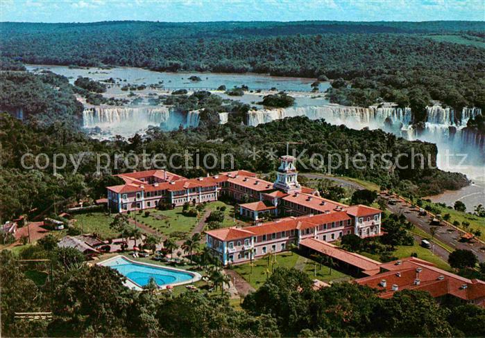 Foz do Iguaçu Vista aerea do Grande Hotel des Cataratas Wasserfall
