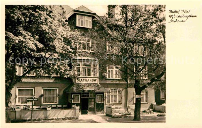 Oberhof Thueringen FDGB Erholungsheim Stachanow
