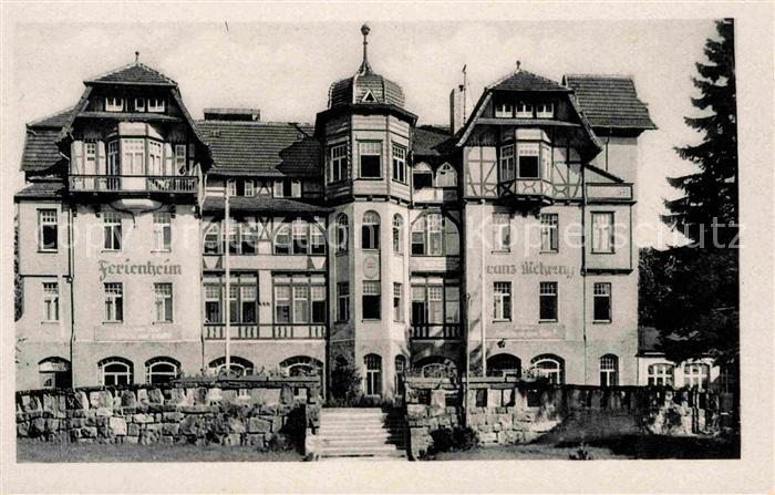Schierke Harz Ferienheim Franz Mehring